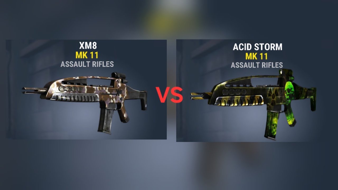 Dead Trigger 2 Gameplay video_weapon comparison : XM8 vs ACID STORM  (MK11) with mission only