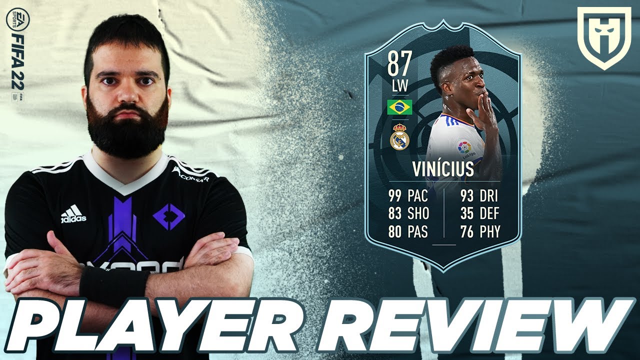 VINICIUS JR. 87 POTM /// FIFA 22 PLAYER REVIEW