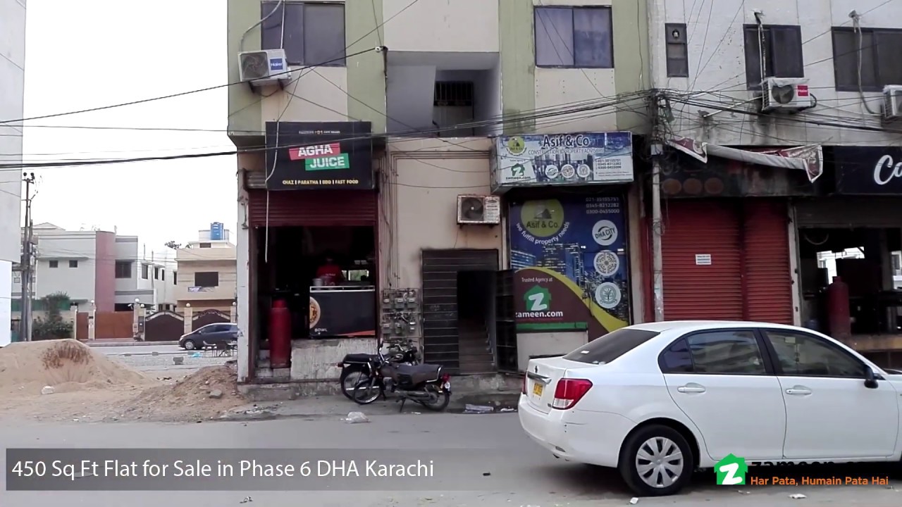 2 MARLA FLAT FOR SALE IN PHASE 6 MUSLIM COMMERCIAL AREA DHA KARACHI