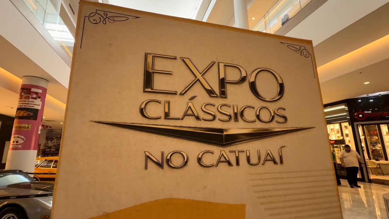 FUI VER OS CARROS ANTIGOS NO SHOPPING CATUAÍ EM CASCAVEL-PR
