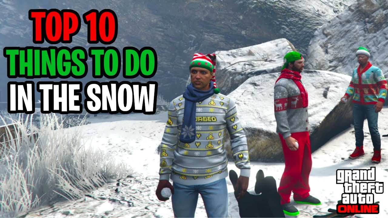 TOP 10 Things to Do in the SNOW in GTA 5 Online! It's a Whole New World!