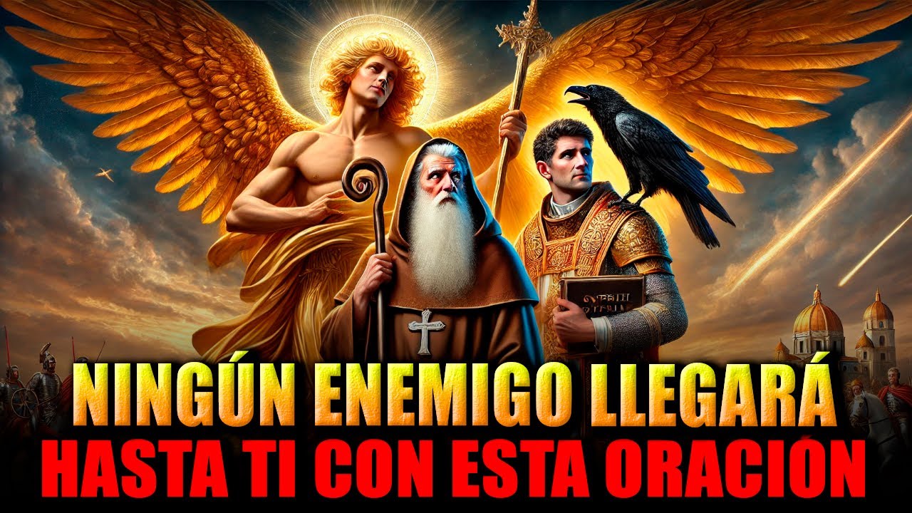 🛑ORACIÓN SECRETA CONTRA EL ENEMIGO - SAN BENITO, SAN MIGUEL ARCÁNGEL Y SAN CIPRIANO