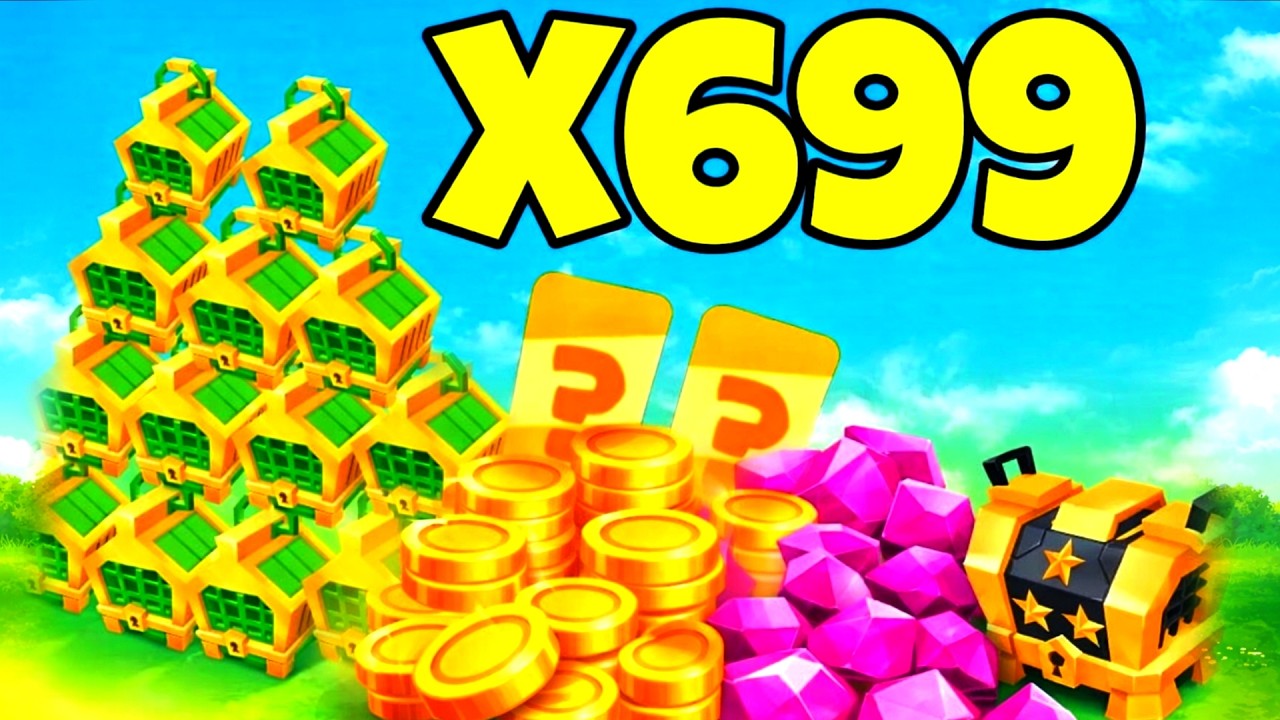 Zooba x699 Emerald Crate New Update League 1 All Character Unlock