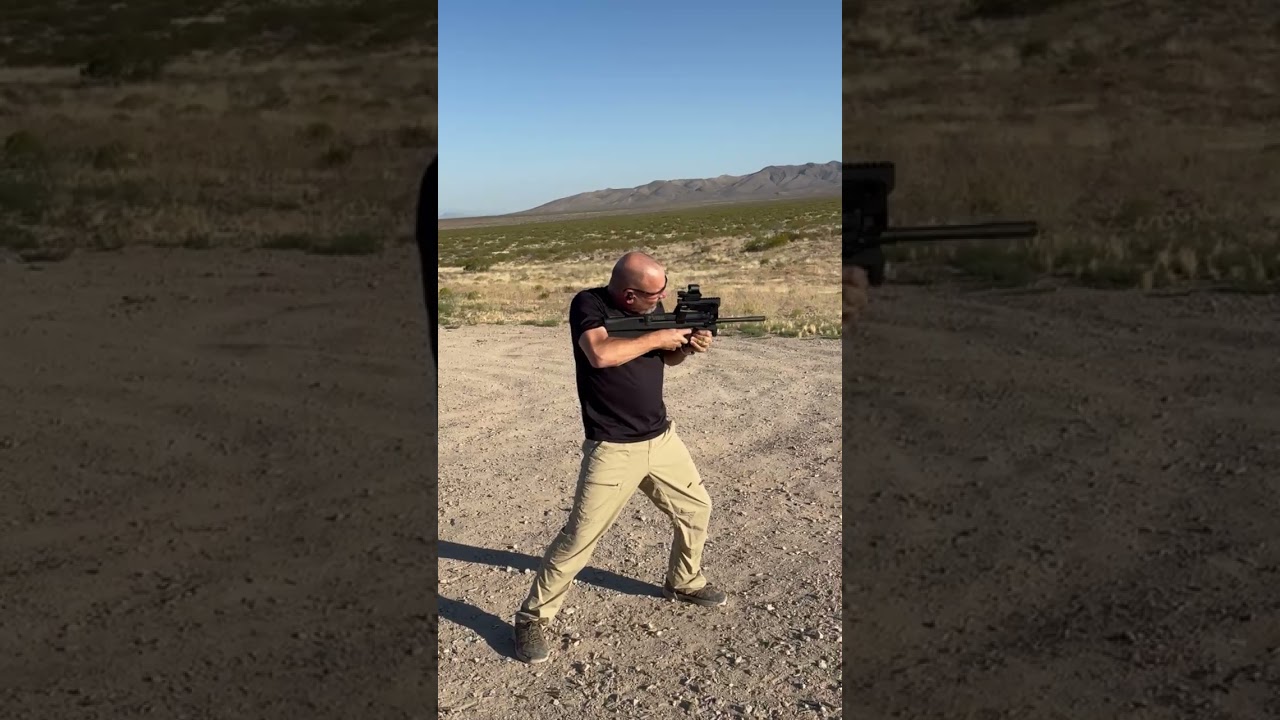 Me just randomly rapid firing rounds through my PS90. #guntuber #shooter #shoot #gunculture #guns