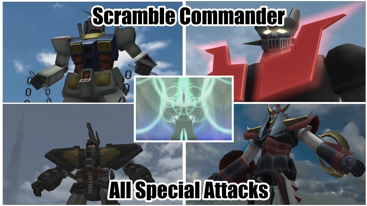 Super Robot Wars Scramble Commander - All Special Attacks