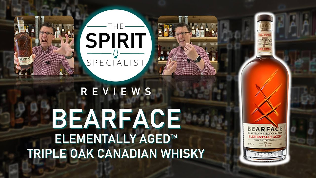 The Spirit Specialist reviews Bearface Elementally Aged Canadian Whisky