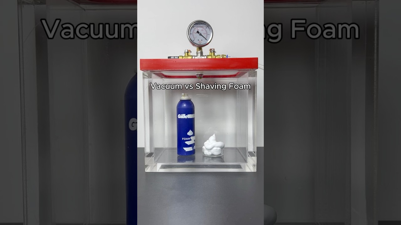 Vacuum vs Shaving Foam