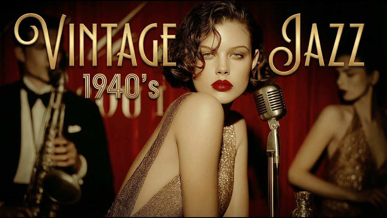 1940s Retro Jazz Female Vocal🎙Remix | Velvet Vinyl Jazz