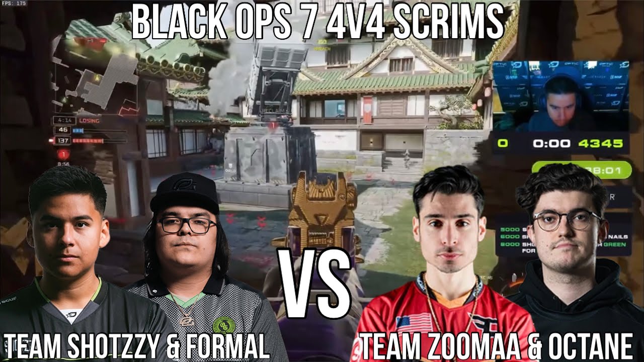 Shotzzy, Karma & FormaL vs ZooMaa, Octane & Clayster In FUNNY BO7 Scrims