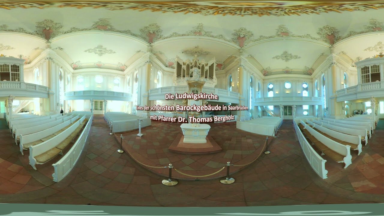 Die Ludwigskirche, eines der schönsten Barockgebäude in Saarbrücken. Einblicke mit Pfarrer Bergholz