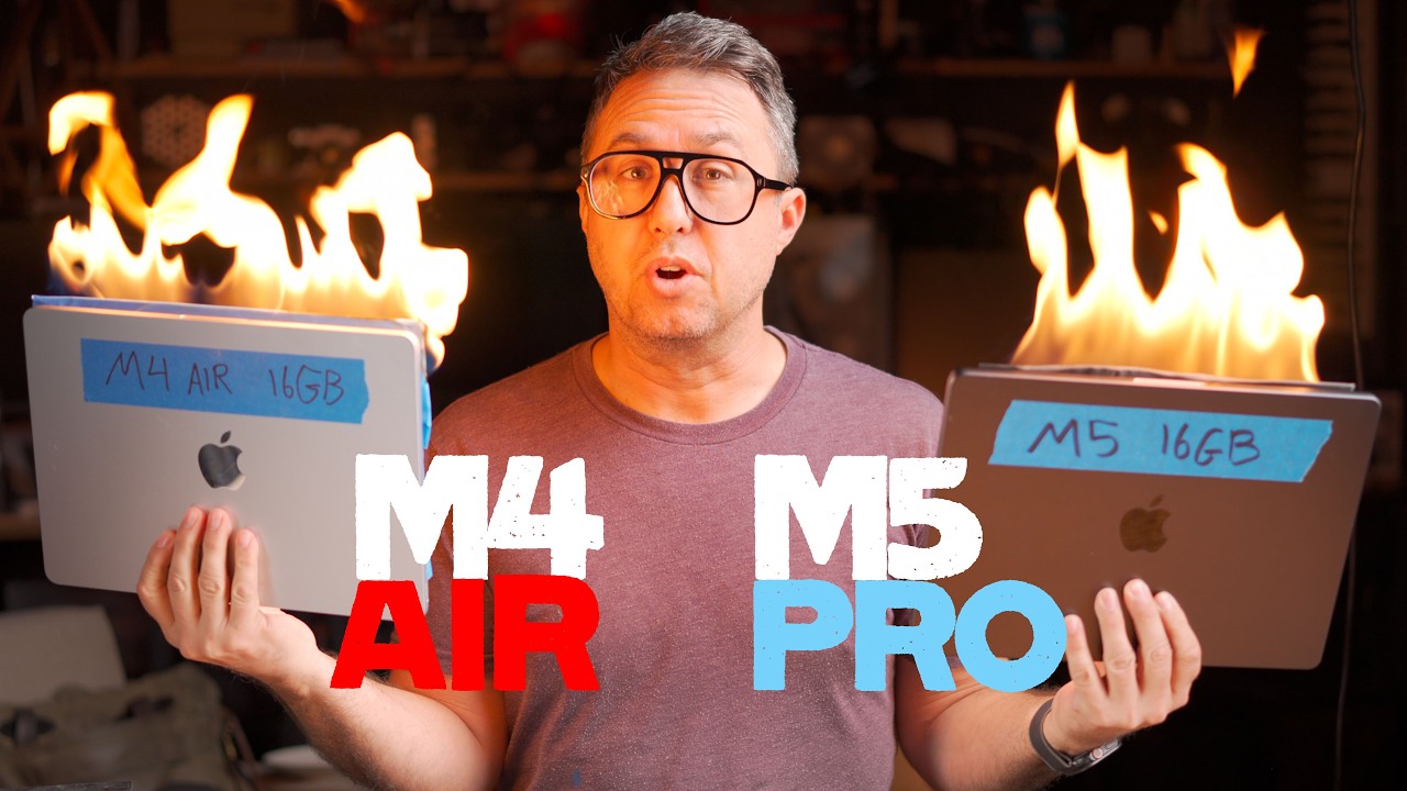 M4 Air vs M5 Macbook Pro (with secret embedded vlog#1)