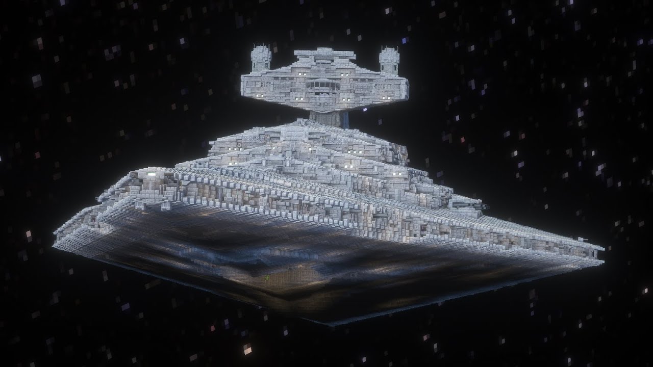 The Imperial Star Destroyer in Minecraft Clockwork!