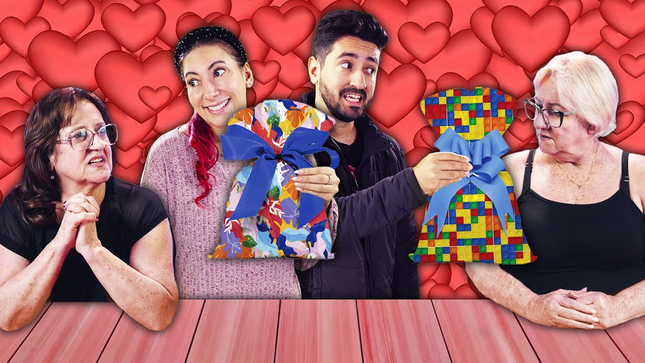 M&Atilde;E E FILHO vs M&Atilde;E E FILHA - Quem fez o melhor presente | Gabriel e Shirley 2.0