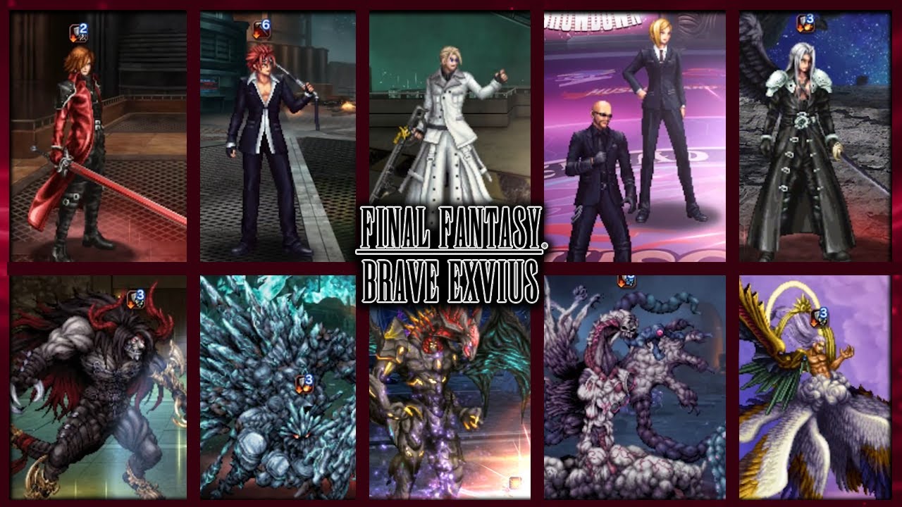 FINAL FANTASY: BRAVE EXVIUS - FF7 ☄️ BOSSES, VISION CARDS & EQUIPMENT
