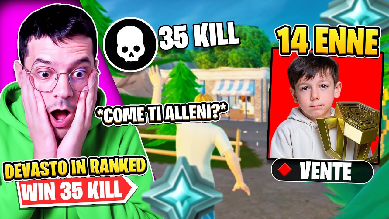 GIOCO Con il *PLAYER 14 ENNE* del TEAM DI PUPO!! su FORTNITE ITA