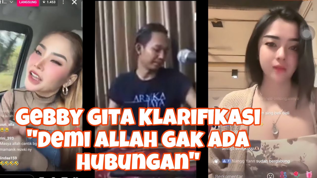 Gebby Gita Klarifikasi Isu Selingkuh Dirinya Dengan Akrom Suami Anik Arnika