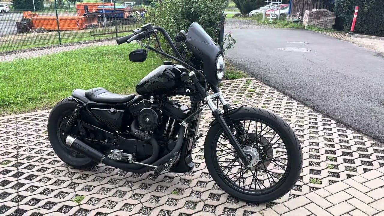 Harley Davison Sportster 883 1997 Custom tief breit laut