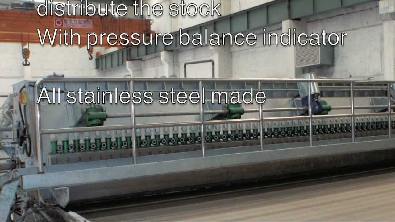 Paper Machine Paper Mill Machine Air Cushion Headbox Hydraulic Headbox