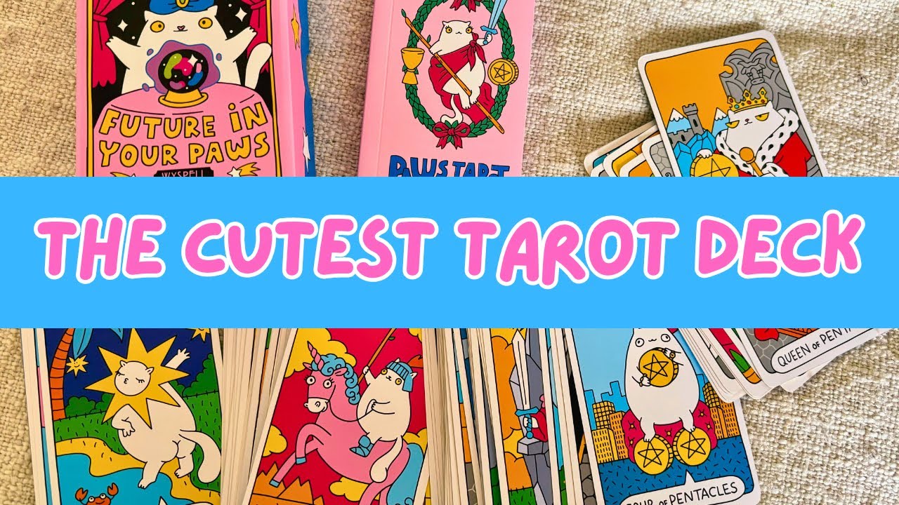 Wyspell Cat Tarot Cards | Paws Tarot Deck Review and Flip Through