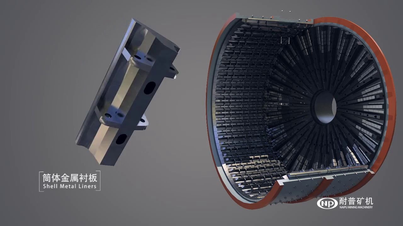 composite liners Rubber Liner for SAG MILL BALL MILL