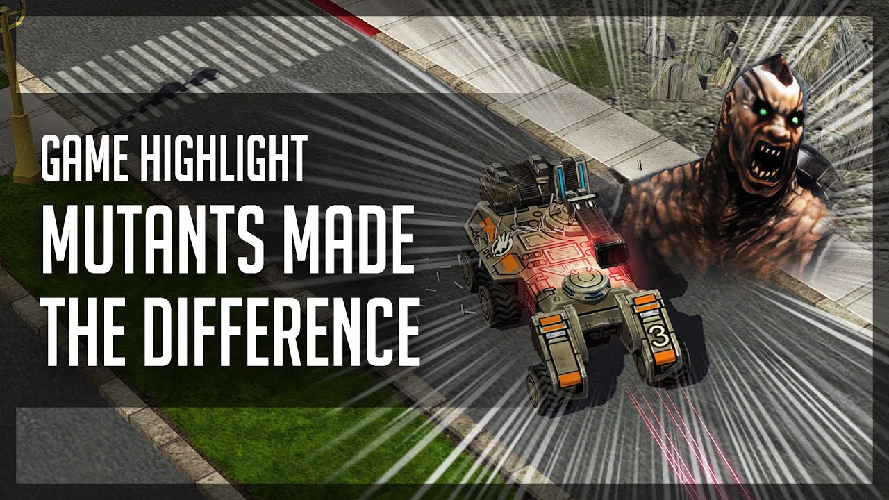 [C&C3: Kane's Wrath] Game Highlight - Mutant Marauders Made the Difference!