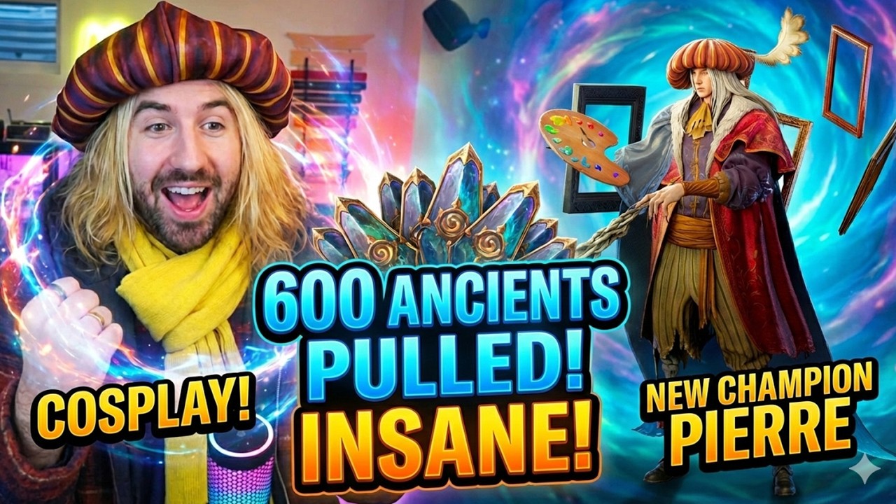 The Pierre Cosplay worked TOO WELL! 11 Legendary Pulls (4x Pierre!) in 600 Shards.