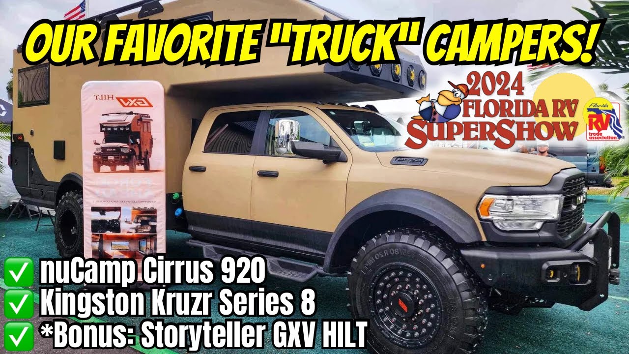 OUR FAVORITE TRUCK CAMPERS! | 2024 Florida RV Supershow