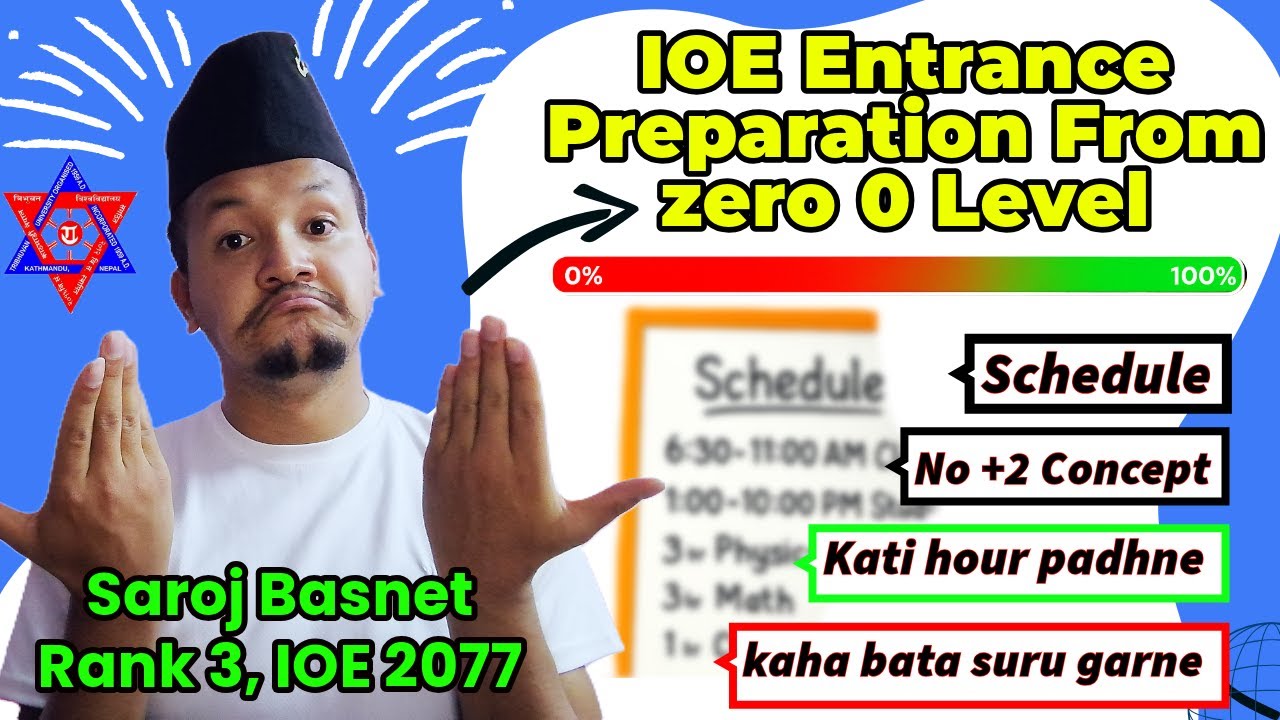 How to Start #ioe Entrance Preparation from ZERO. For beginners, Step-by-Step Guide || Saroj Basnet