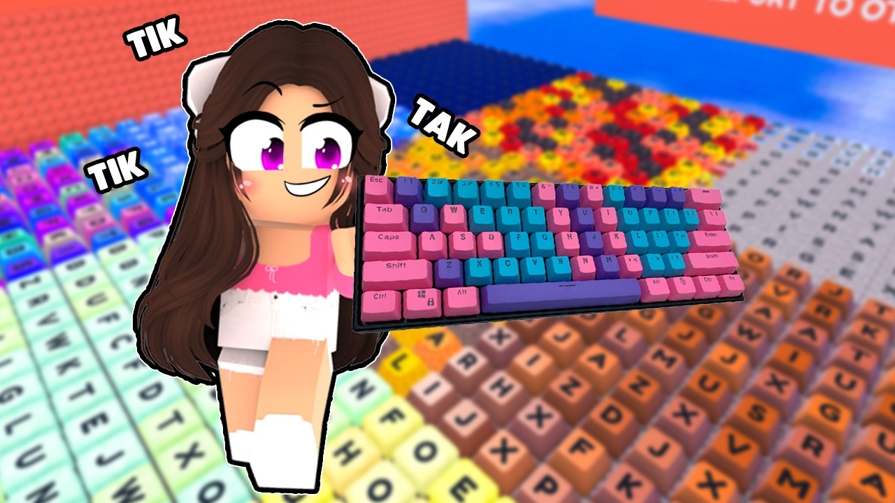 Roblox'ta FARKLI ASMR KLAVYE TROLL KULELERİNDE HAYATTA KALMAK !