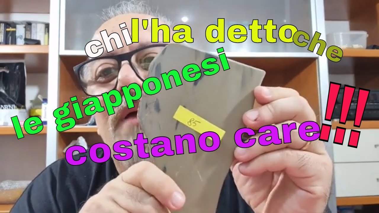 Affilatura con pietre naturali. I veri prezzi delle giapponesi.