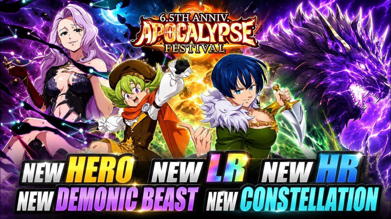 Official MASSIVE REWARDS + NEW FEATURES Fest Apocalypse [ 7DS Grand Cross ]