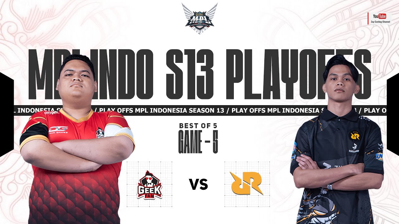 [Game - 5] GEEK FAM vs RRQ HOSHI | MPL ID S13