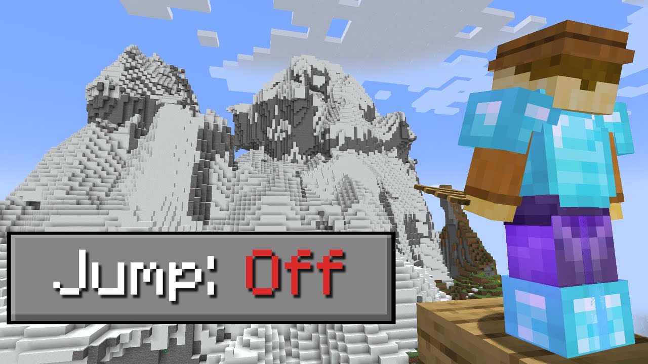Minecraft 100 дней, но я не могу прыгать