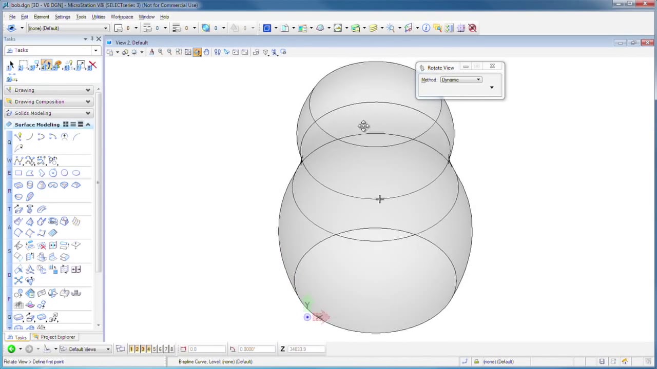MicroStation V8i SELECTseries 3 Basics    Surface and Mesh Modeling Part 3