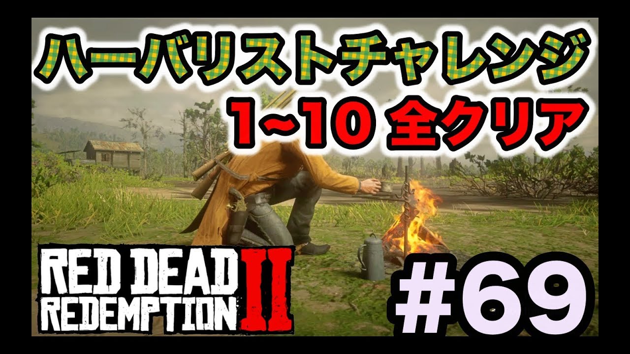 【眠れま10】レッドデッドリデンプション2  Part.69 「ハーバリストチャレンジ終わるまで眠れま10」やったらまあまあ鬼畜だった件