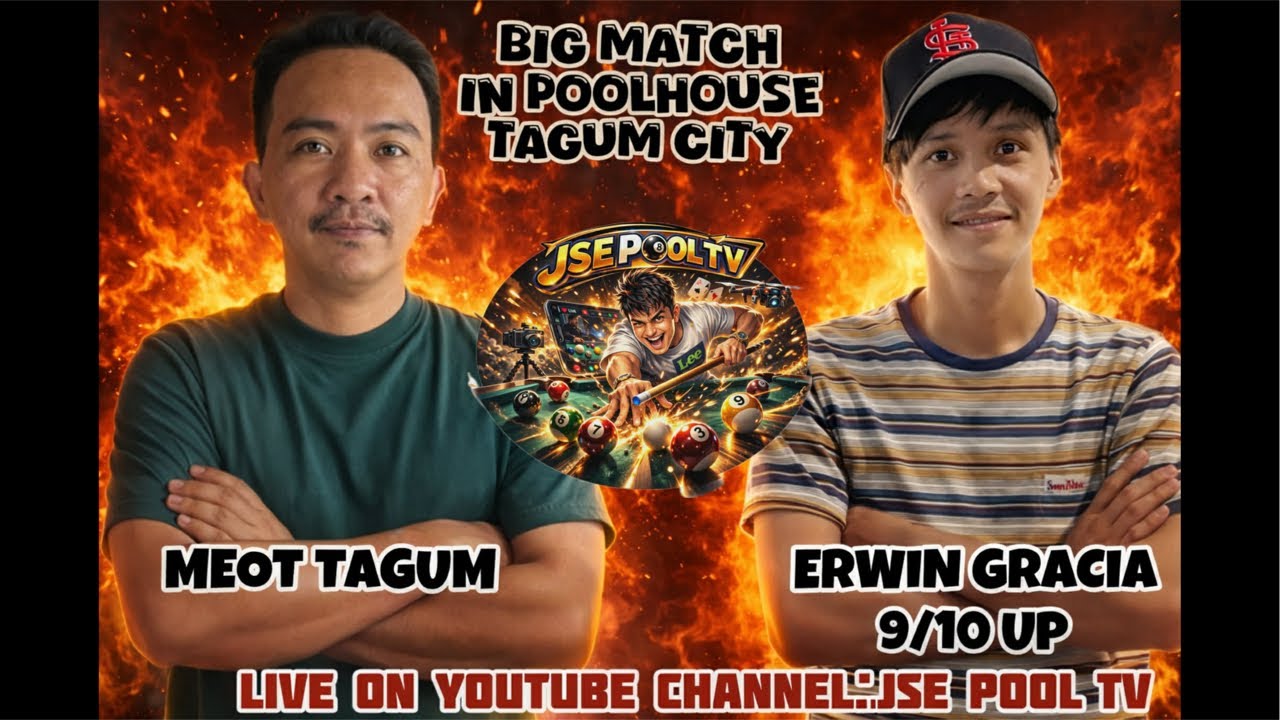 Meot Tagum 🆚 Erwin Gracia 9/10 UP Big Match in Poolhouse Tagum City