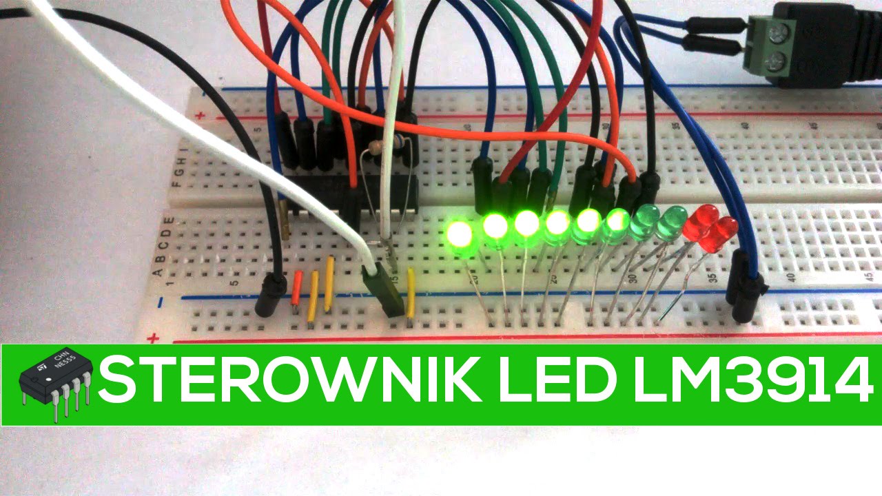 [Podstawy] #30 - LM3914 czyli sterownik linijki LED
