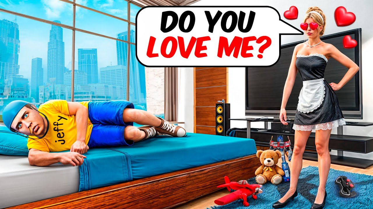 BABYSITTER Has A Crush On Me In GTA 5!