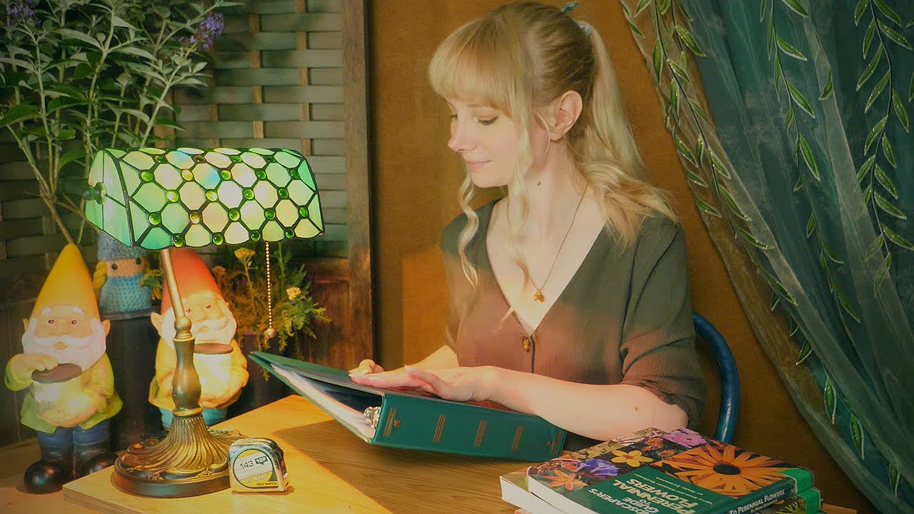 Ролевая игра ASMR «Планирование сада» 🌼🌹🌷🌻 Морщины / Тихая речь / Перелистывание страниц
