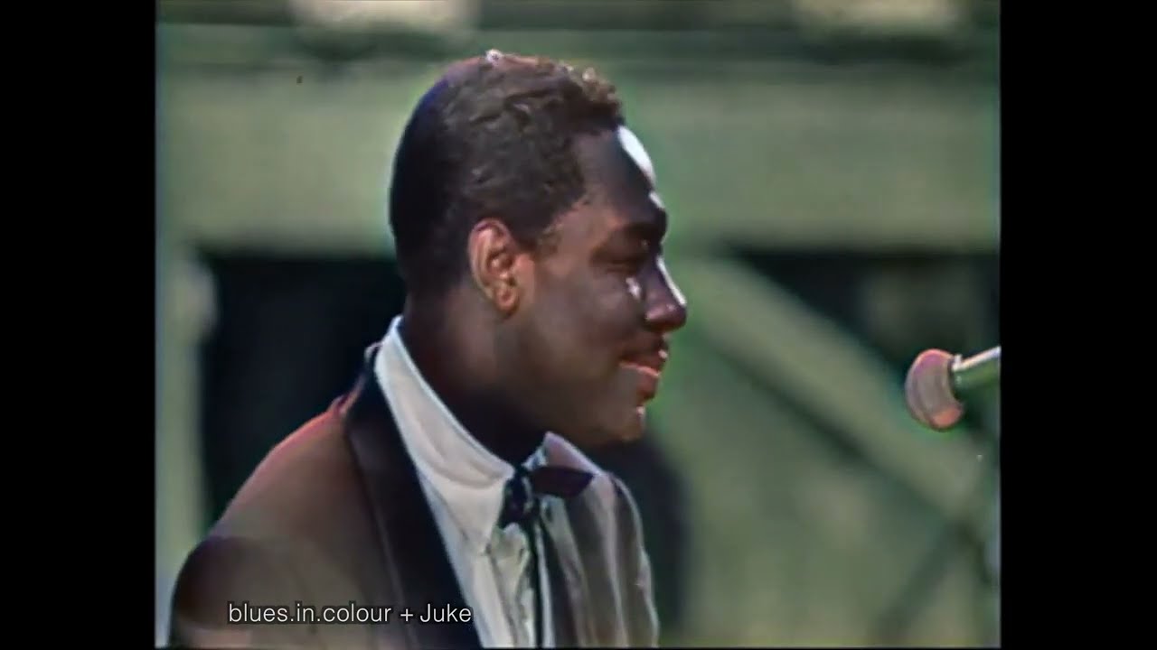 Otis Spann - Spann's Blues live in Paris [Colourised] 1964