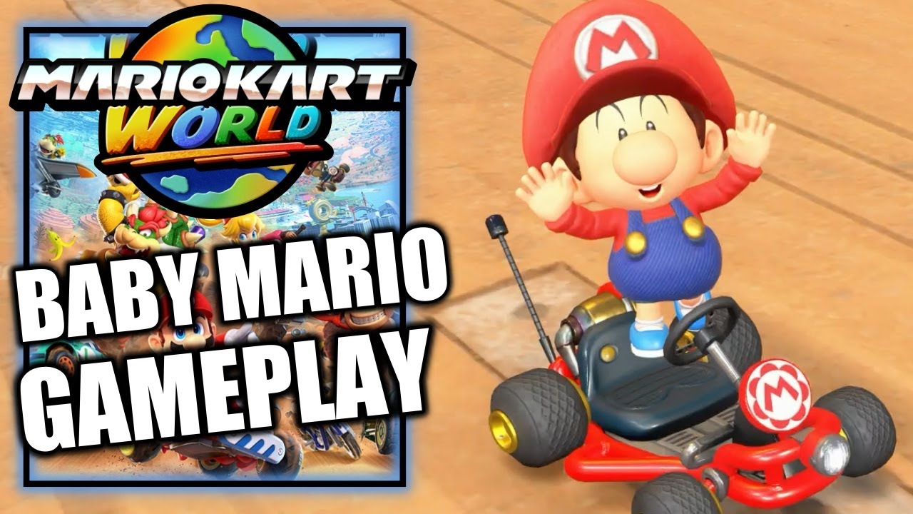 Mario Kart World – Baby Mario Gameplay