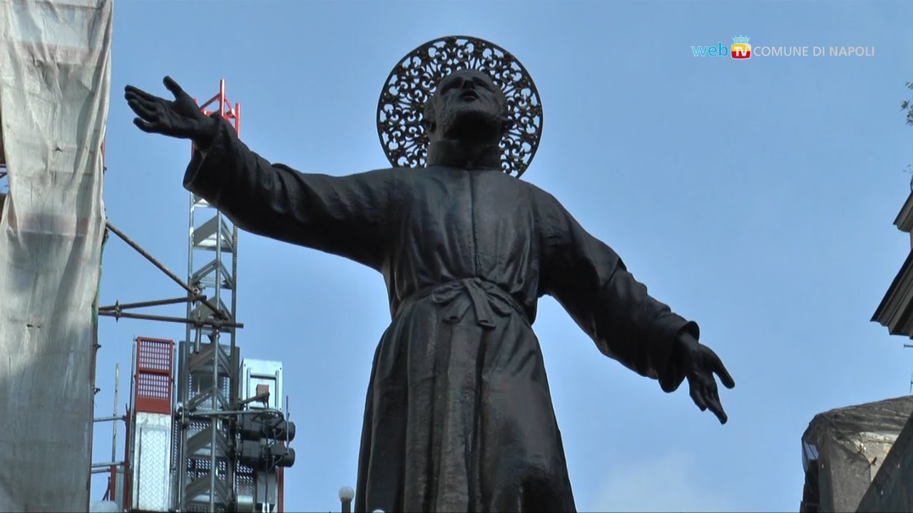 Restaurata la statua di San Gaetano
