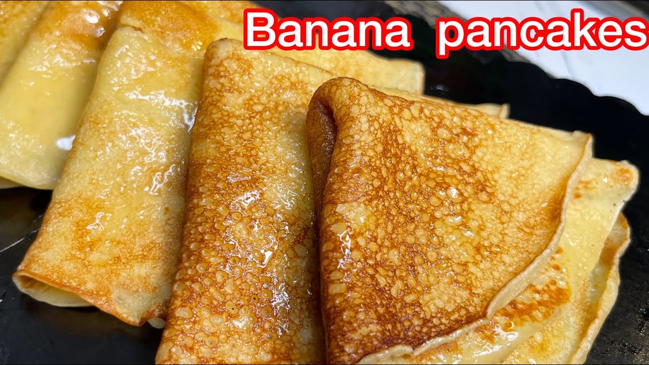 Как приготовить банановый блинчик