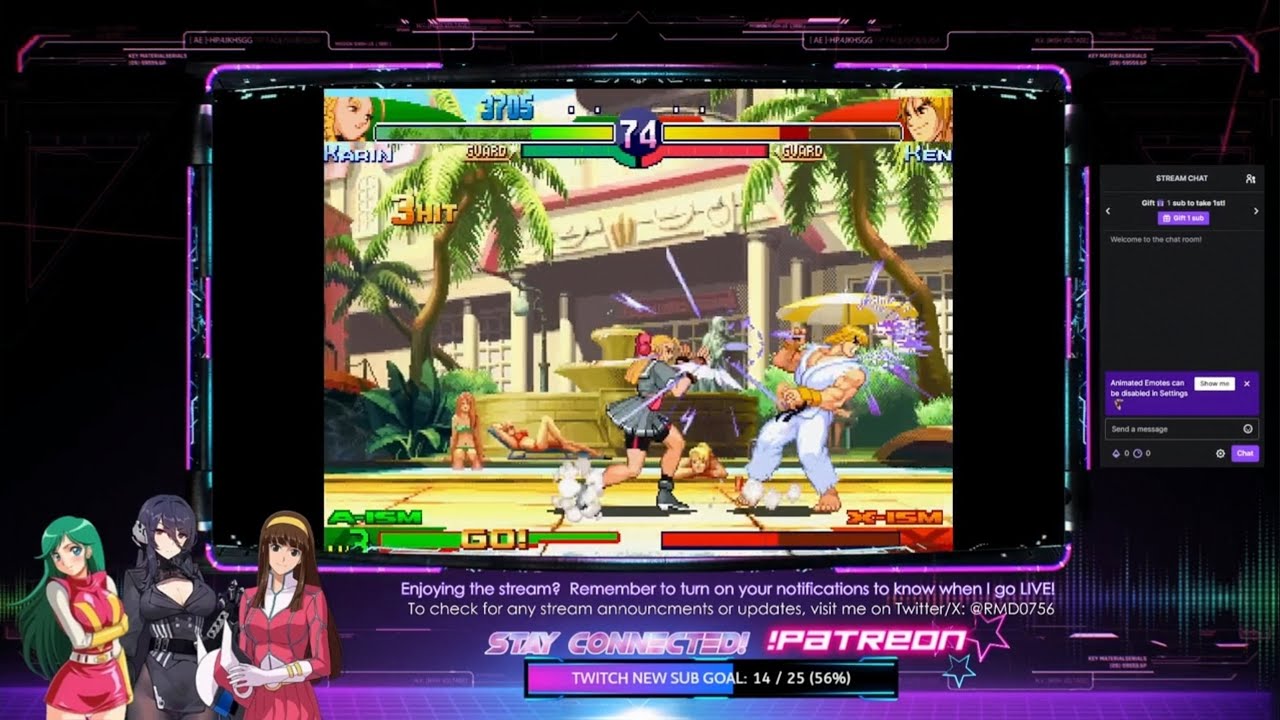 💥CAPCOM Fighting Collection 2 💥 Street Fighter Alpha 3 UPPER 💥 Arcade run w/Karin