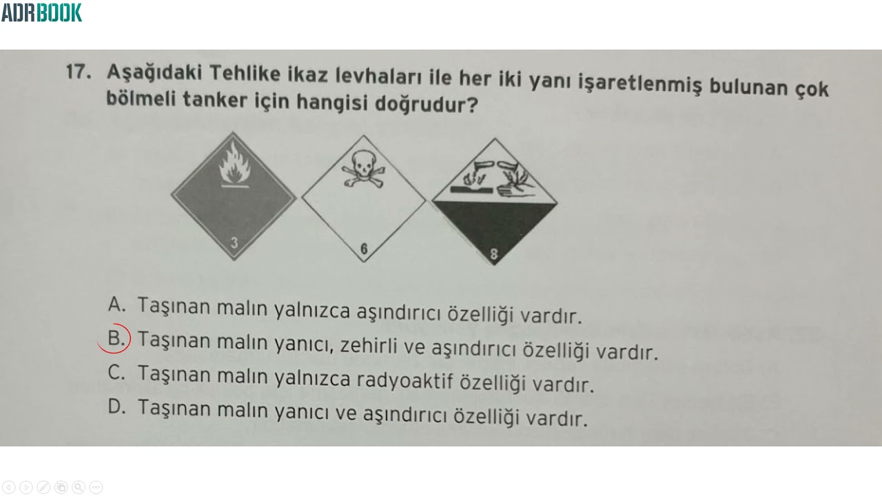 ADR SINAVINDA ÇIKMASI MUHTEMEL TANK SRC5 SORULARI 4