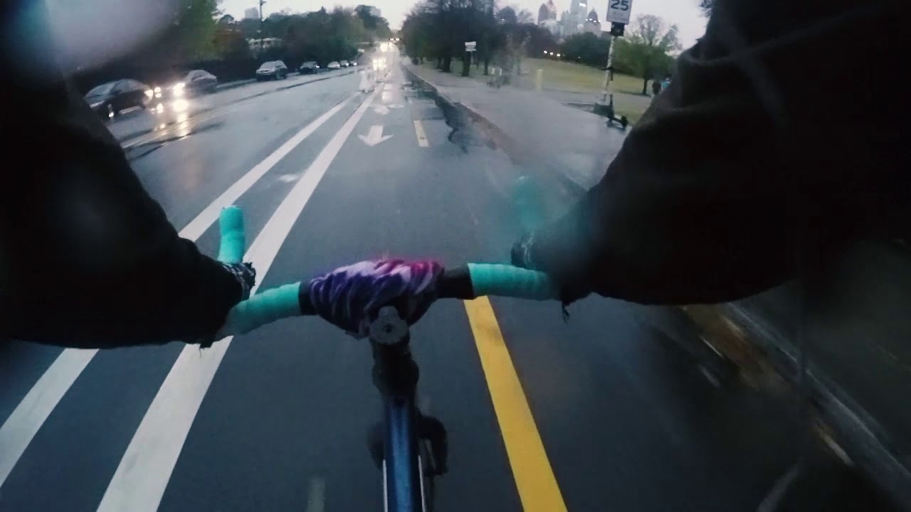Insane Pre-Thanksgiving Atlanta Beltline fixed-gear pursuit!!! Rain!!