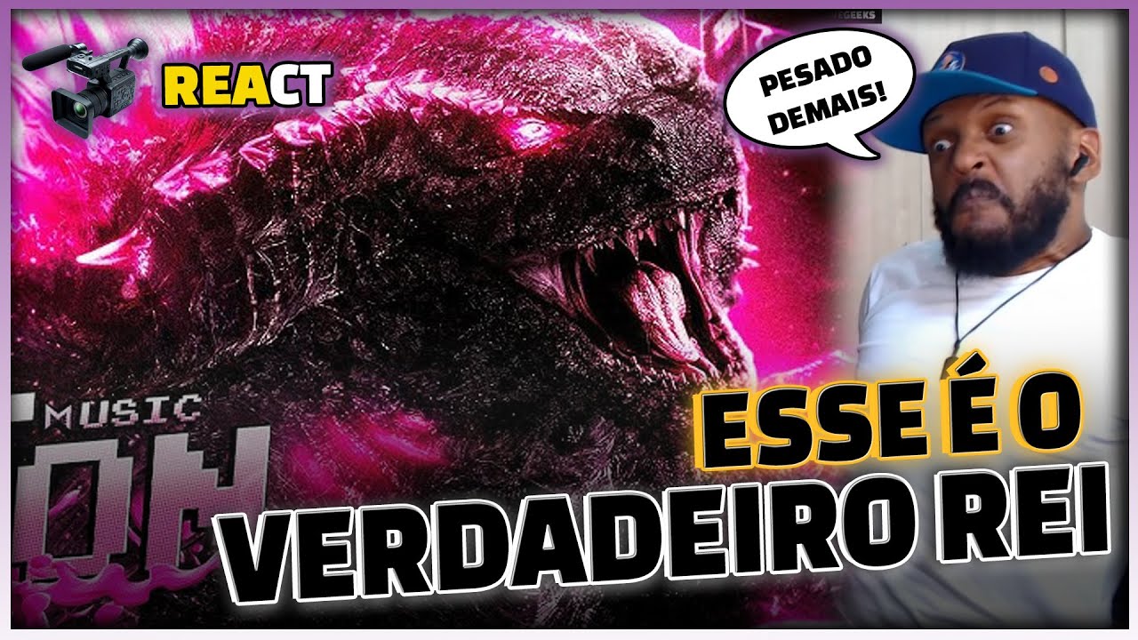 REACT REI DOS MONSTROS | GODZILLA (MONSTERVERSE) INSANO DEMAIS! | @Papyrus Da Batata