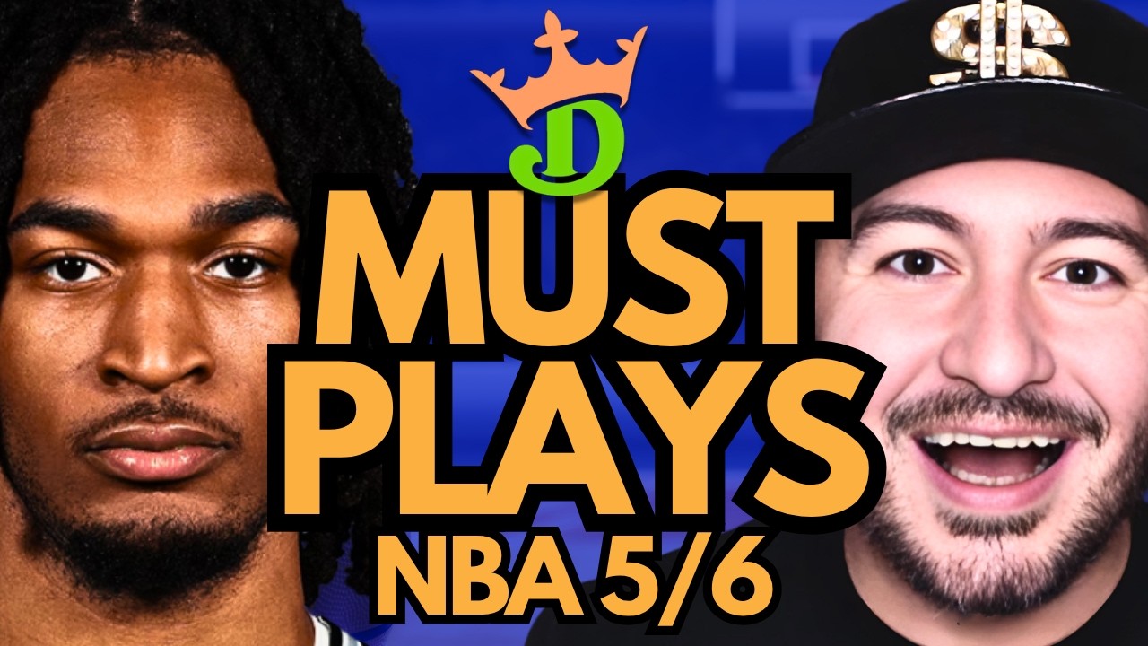 NBA DFS Wednesday 5/6 (DraftKings NBA MUST PLAYS) | NBA DFS Picks + Bets