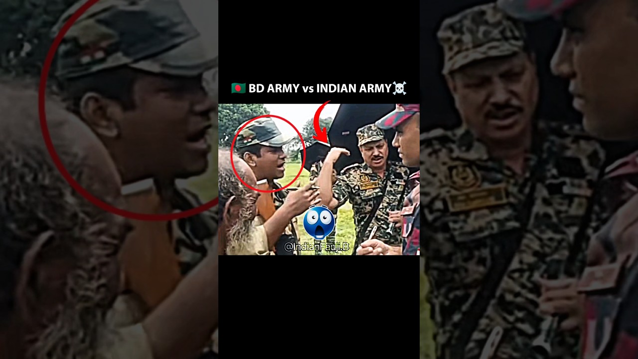🇧🇩-BD Army Vs Indian Army🔥🪖🇮🇳 #indianarmy #bdarmy #bsf #bangladesh #bgb #army #military BGB vs BSF🔥