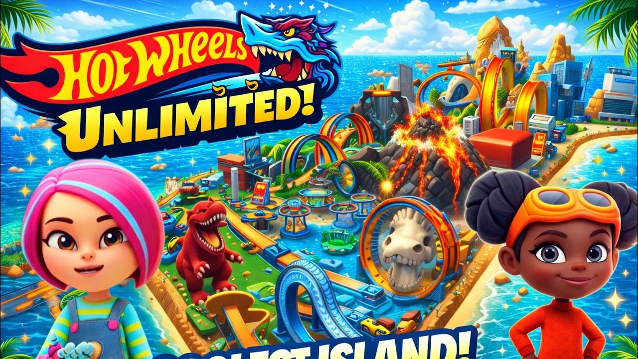 I was loosing the race until this happened In Hotwheels Unlimited